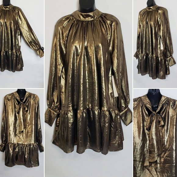 Kate Hudson Flare Ruffle Hem Dress - Picture 7 of 8